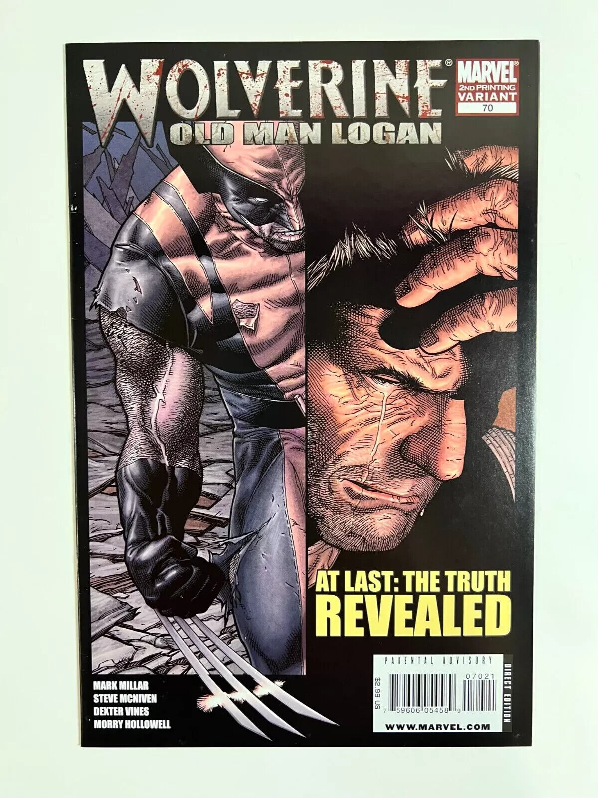 Wolverine Old Man Logan #70 Marvel Comics 2nd Print Variant VF