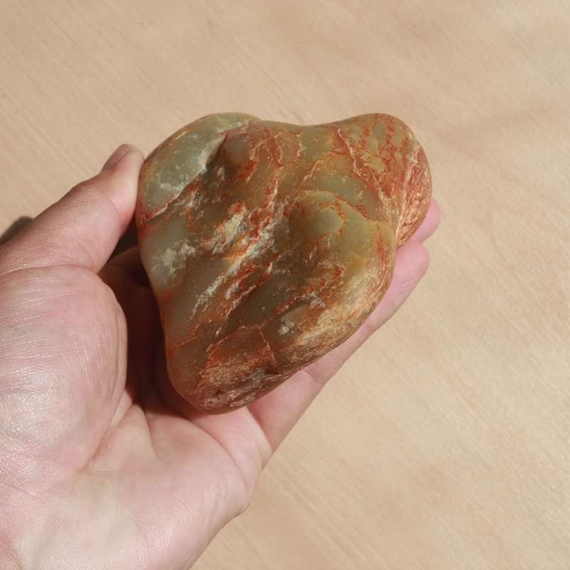 740g CHINESE super large nephrite jade sapphire jade rough for graden aquarium