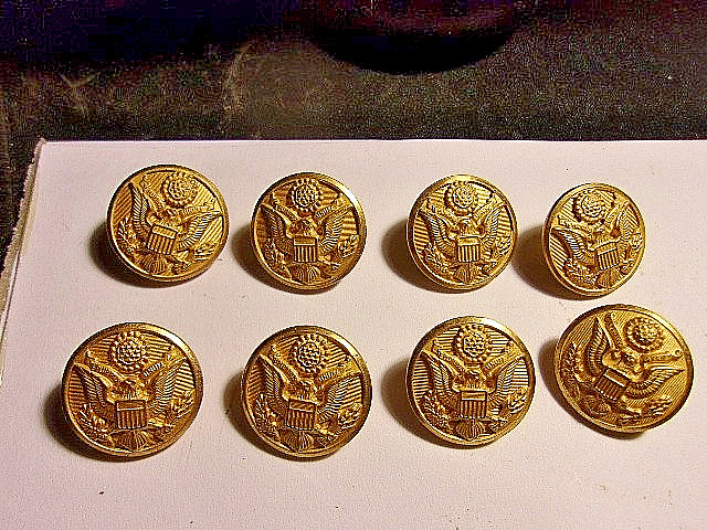8 VINTAGE WW11 U.S.ARMY 7/8