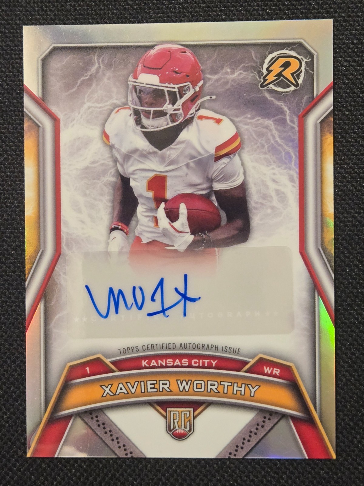 Topps 2024 Resurgence Xavier Worthy Chiefs Rookie Auto RRS-XW Signatures Topps 2024 Resurgence Xavier Worthy Chiefs Rookie Auto RRS-XW Signatures