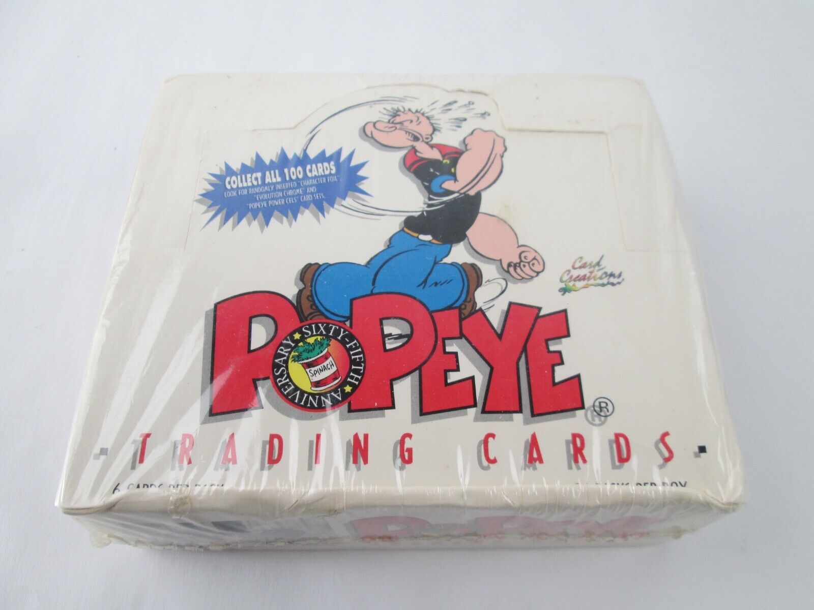 Popeye Trading Card Box 36 Packs 1994 Card Creations 65th Anniversary Sealed VTG