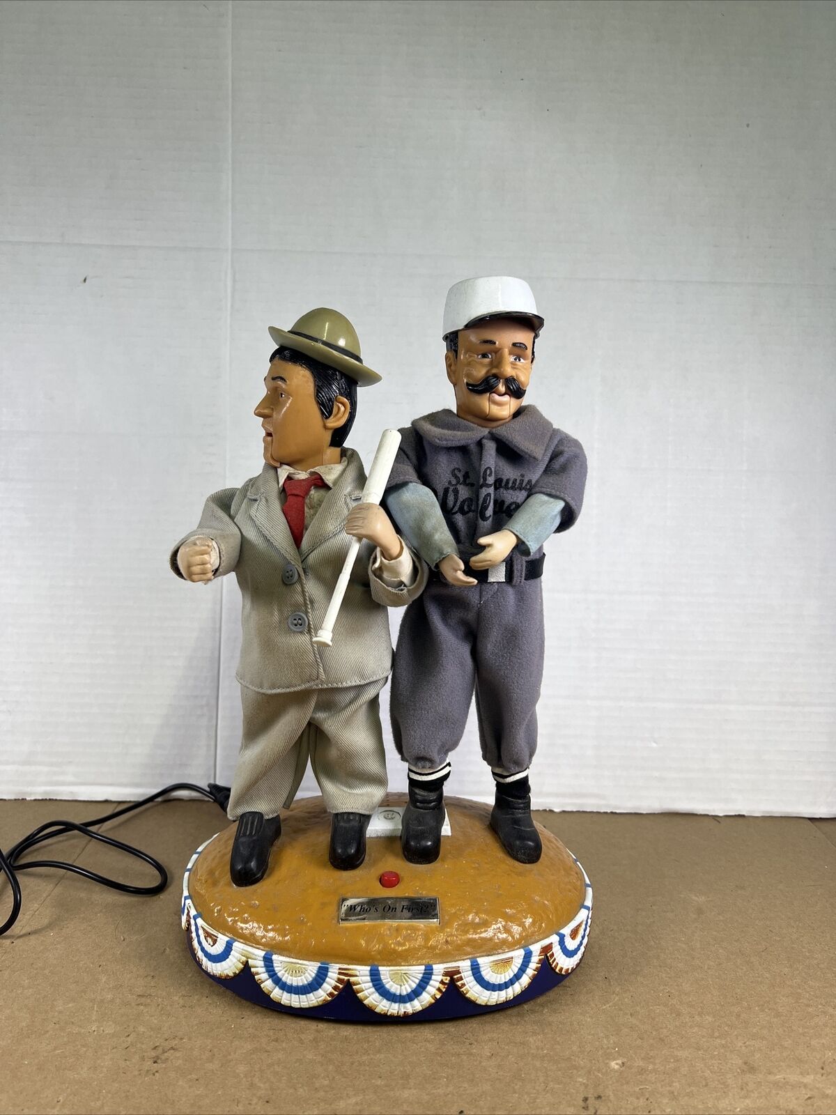 Animated Abbott & Costello Who\'s On First? Gemmy Figure⚾️  See Video