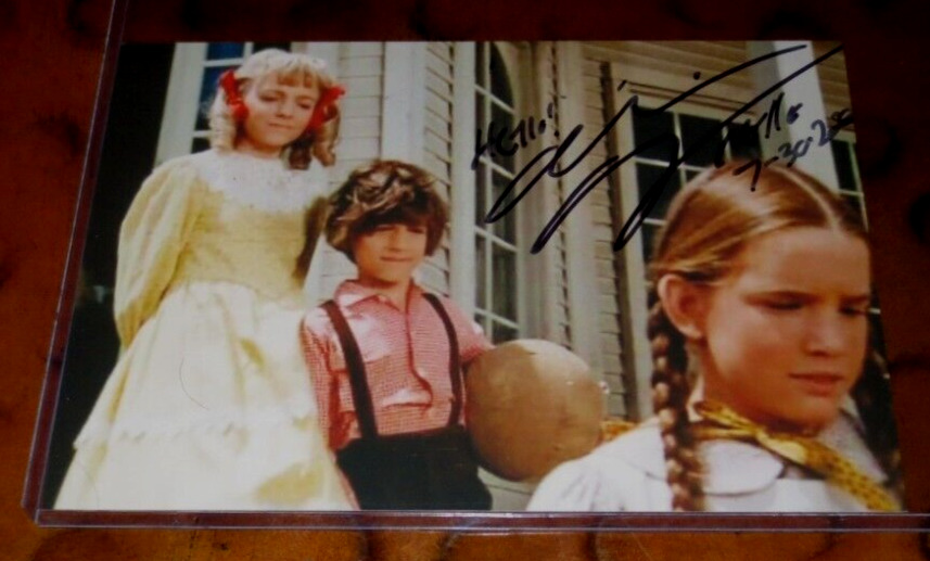 Alison Arngrim Nellie from Little House Prairie signed autographed photo