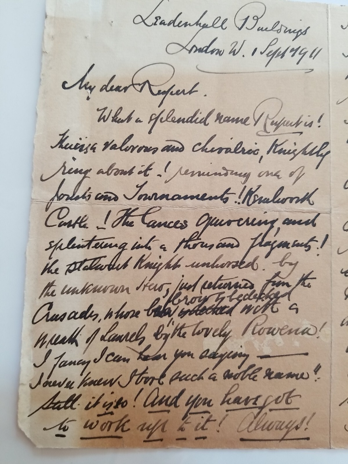 1910 Funeral Letter King Edward VII Windsor Castle CloisterChoir Queen Alexandra
