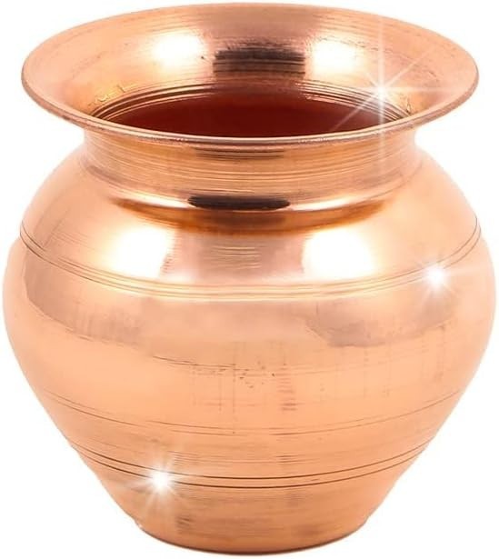 Copper Kalash Lota for Pooja Small Tambe Ka Water Pot 2.8 Inch Puja Copper Kalash Lota for Pooja Small Tambe Ka Water Pot 2.8 Inch Puja