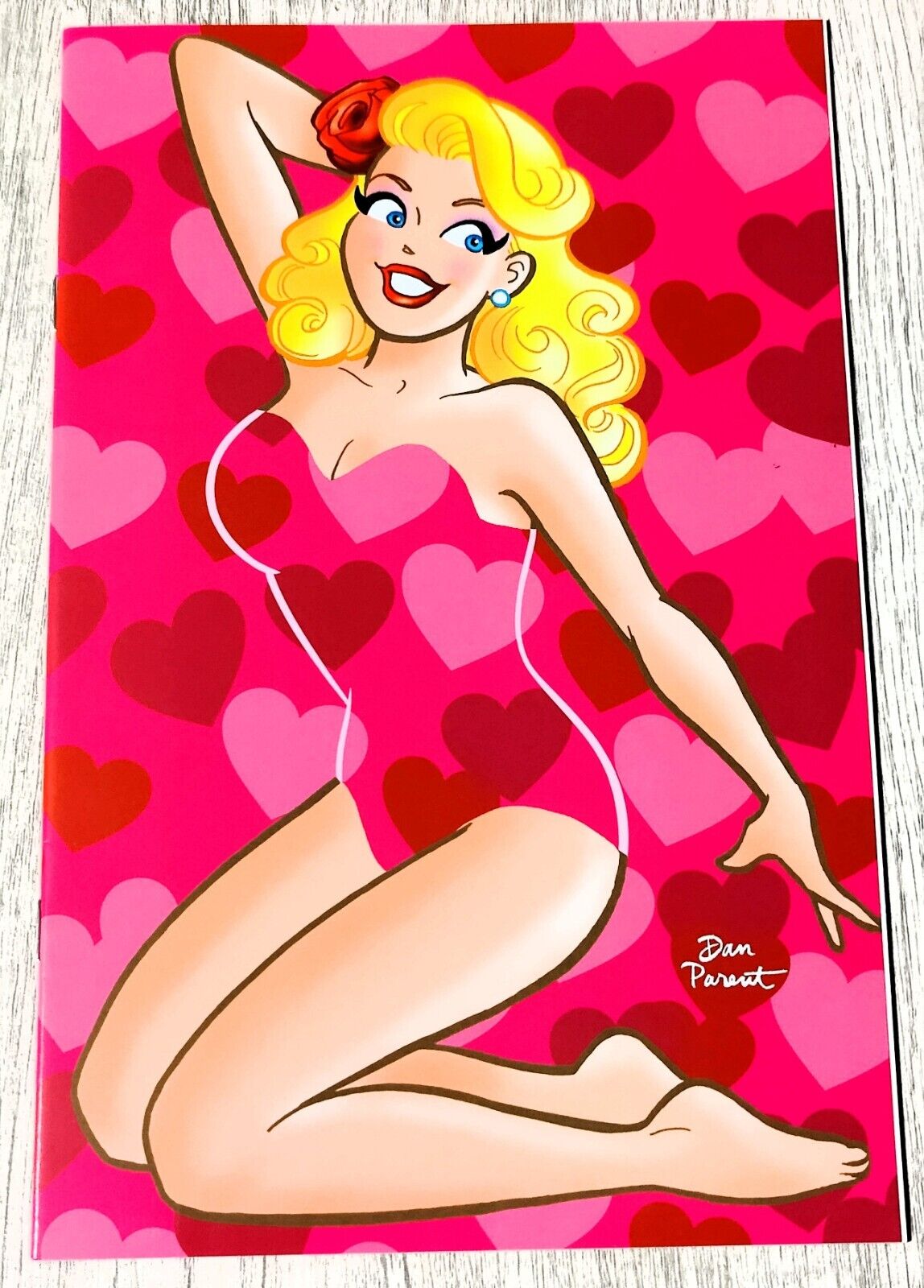 Archie\'s Valentines Day Spectacular #1 - Dan Parent Pink Virgin Variant - NM