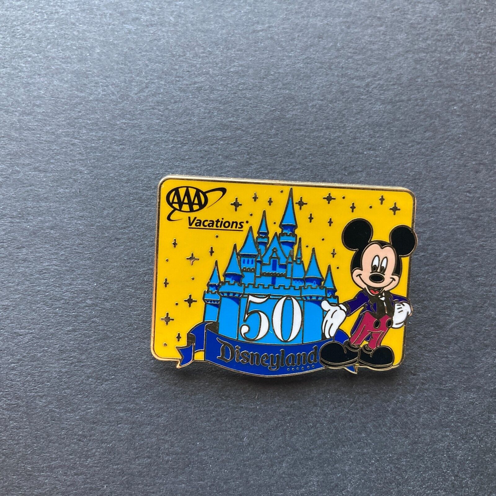 2005 AAA Travel Pin - Disneyland 50th Anniversary Disney Pin 38872