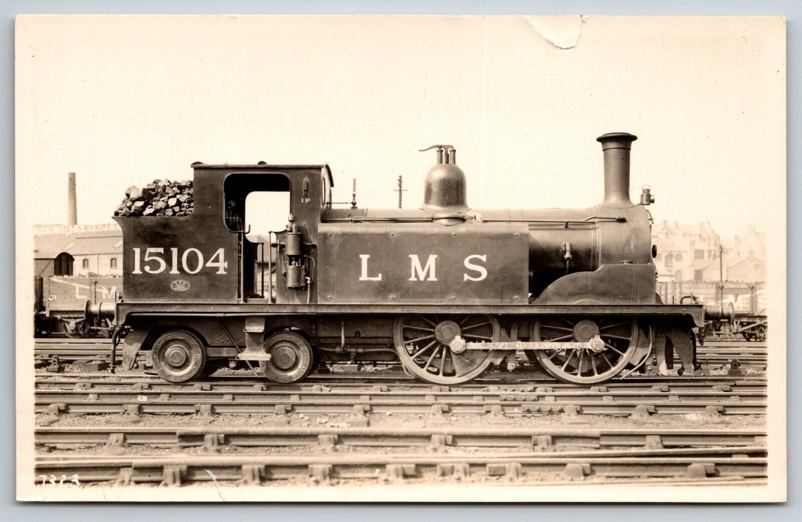 RPPC Real Photo Postcard Steam Locomotive Drummond CR Train Engine #1178 Moore