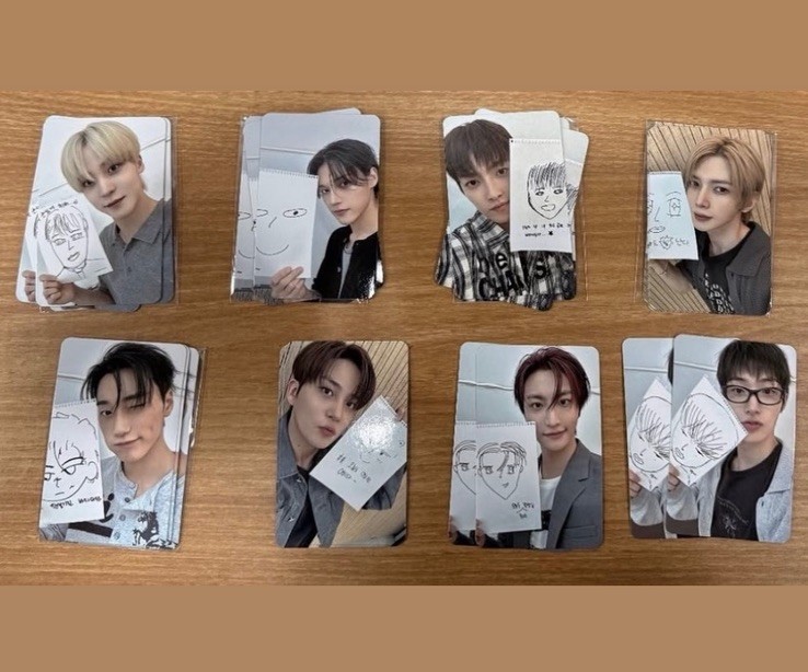 Ateez Golden Hour Pt 5 Fromm Self Portrait version kpop Photocard OT8 Set