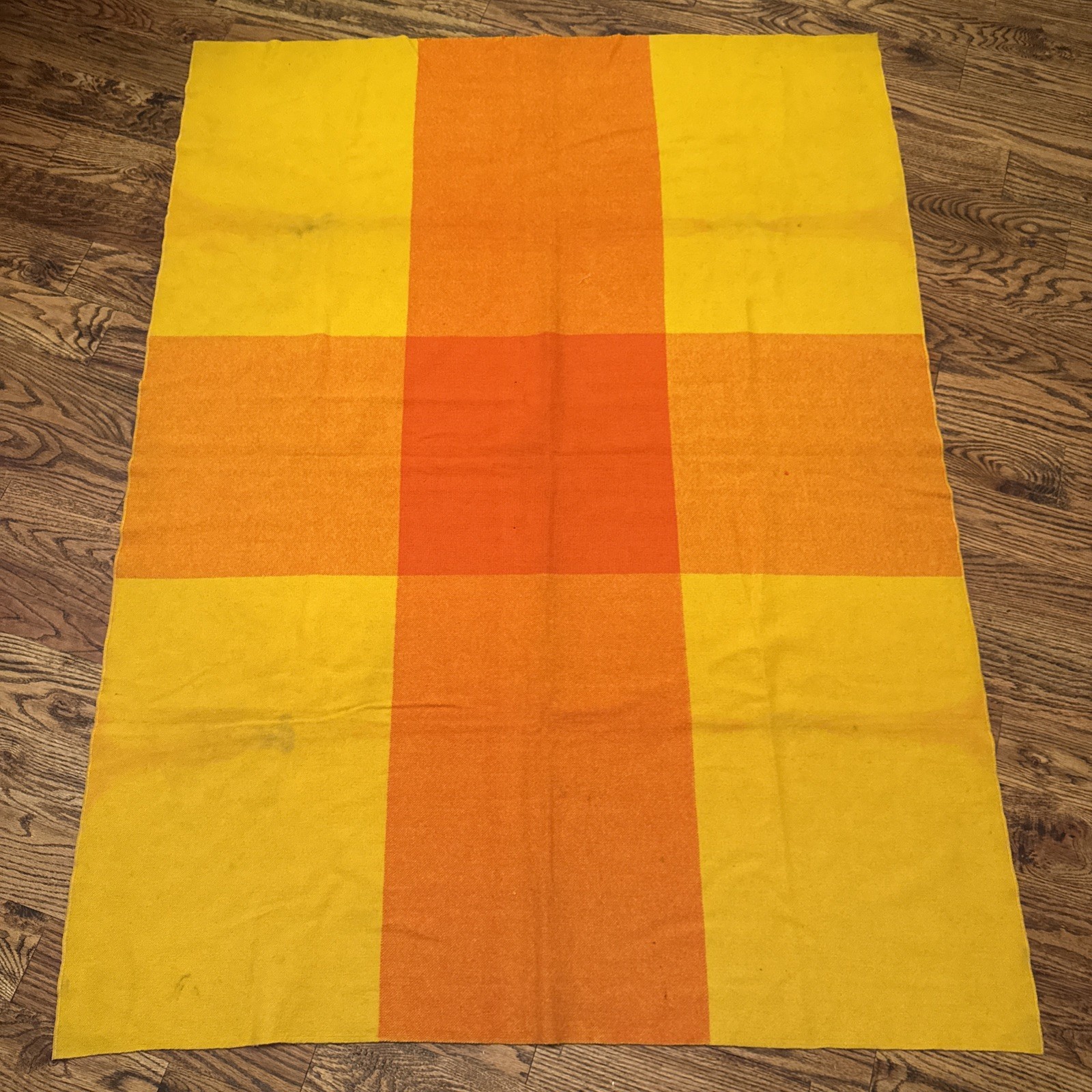 Vintage Braniff Airlines Alexander Girard Wool First Class Blanket
