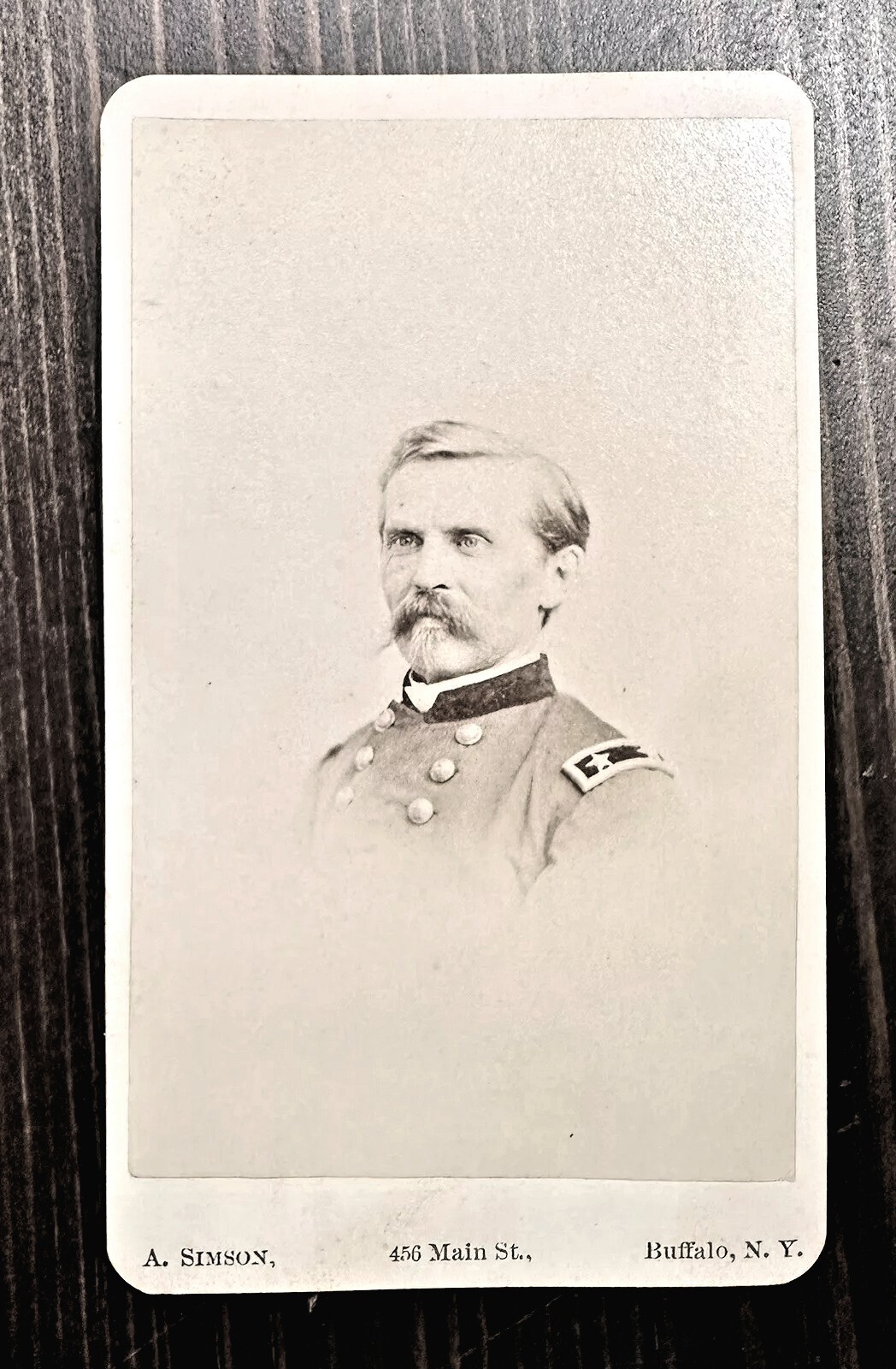 SIGNED & Unpublished? CDV Civil War Union General William P Carlin 1860s Soldier SIGNED & Unpublished? CDV Civil War Union General William P Carlin 1860s Soldier