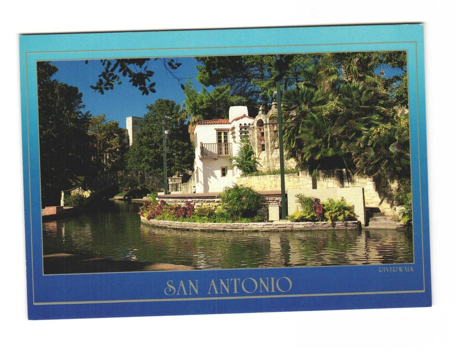 Arneson River Theatre Along San Antonio\'s Riverwalk Postcard Unposted