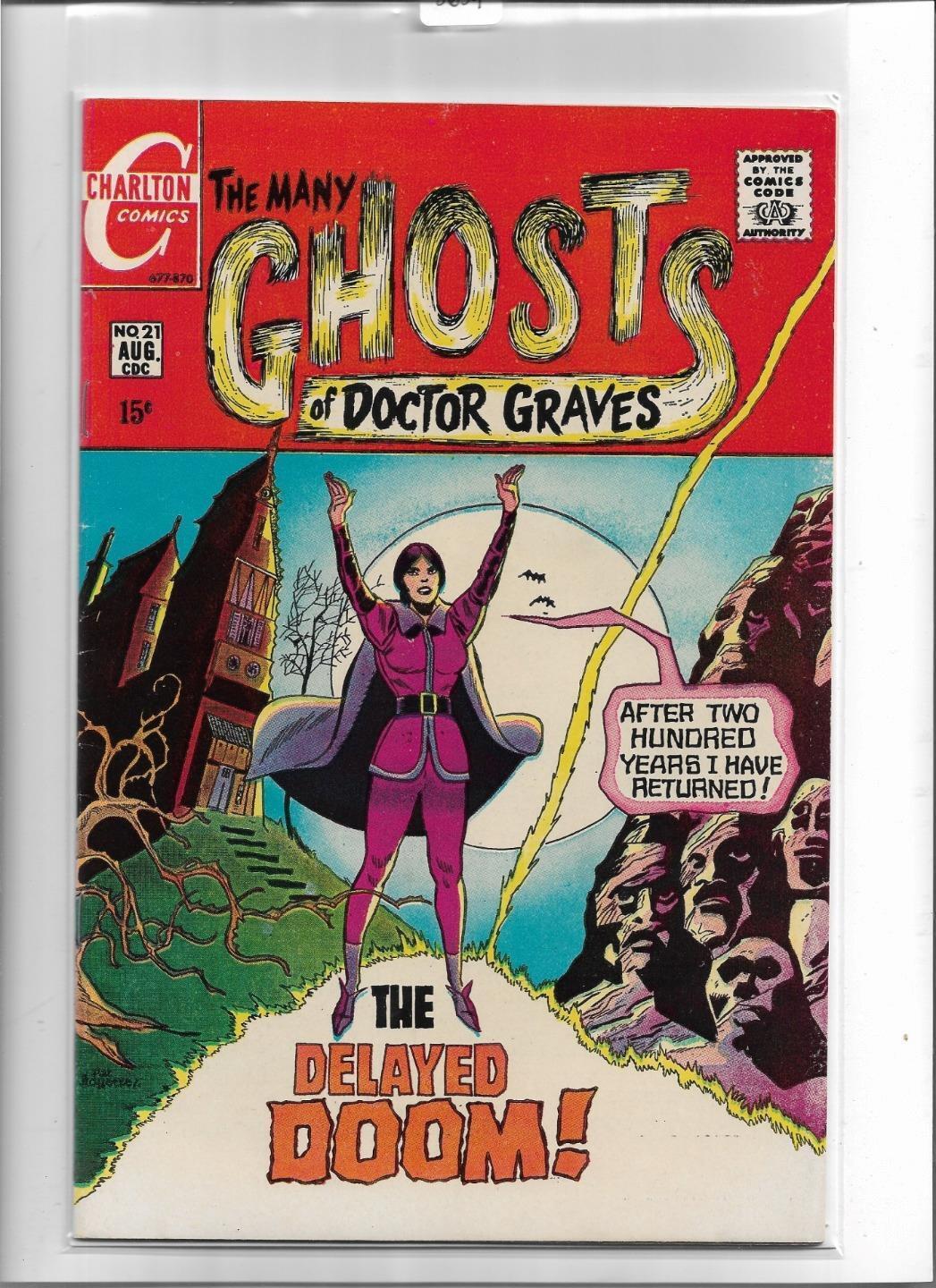 THE MANY GHOSTS OF DR. GRAVES #21 1970 VERY FINE 8.0 3639