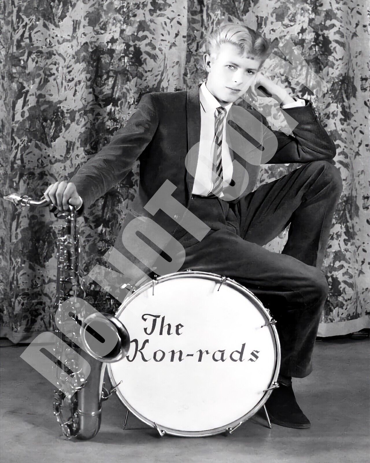 1963 Before David Bowie He was Davie Jones 1st Band Non-rads 8x10 Photo