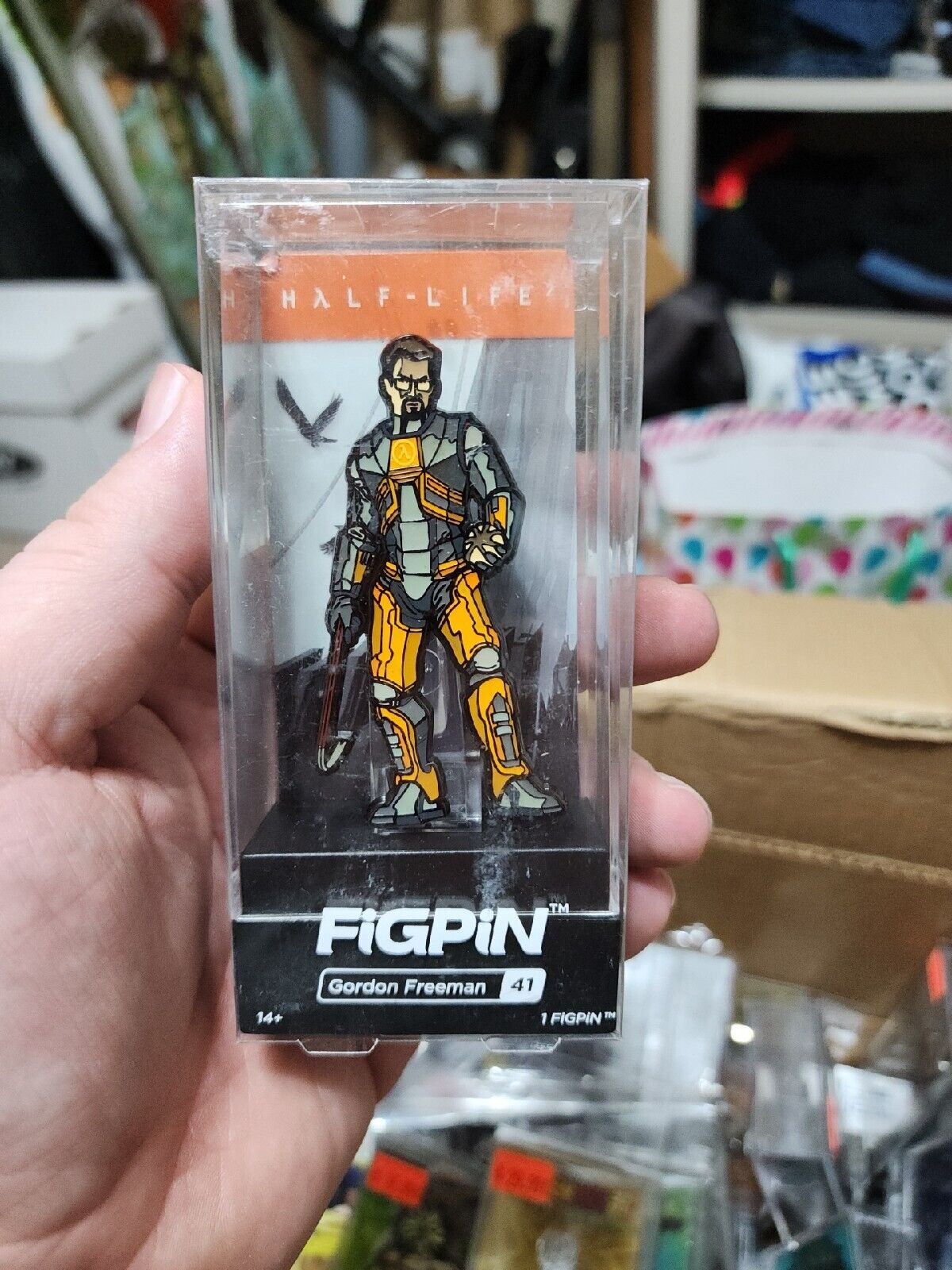 FiGPiN Half Life 2: Gordon Freeman - Vaulted Collectible Pin Rare