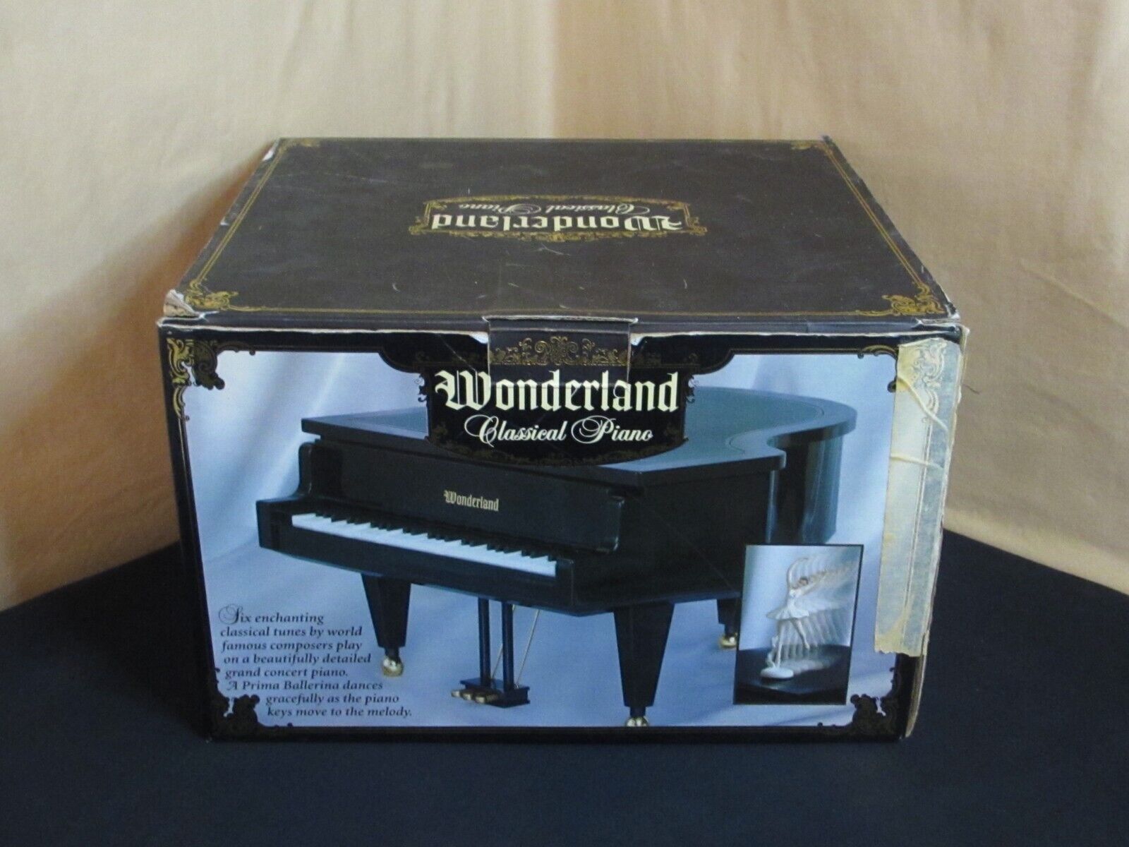 WONDERLAND CLASSICAL PIANO W/DANCING PRIMA BALLERINA ~ PLAYS 6 CLASSICAL TUNES