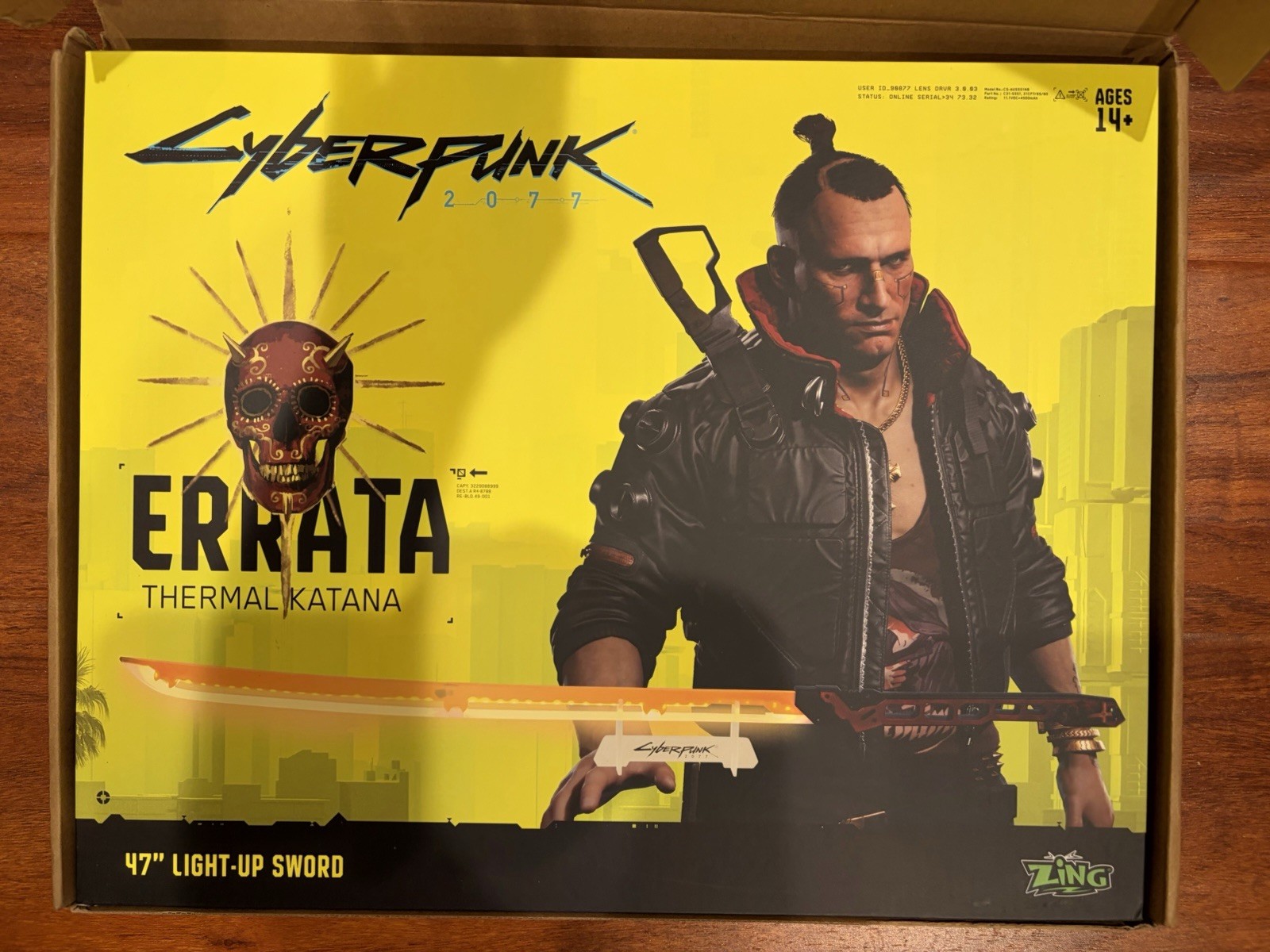 Cyberpunk 2077 Thermal Errata Katana Collectible with Display Stand Cyberpunk 2077 Thermal Errata Katana Collectible with Display Stand