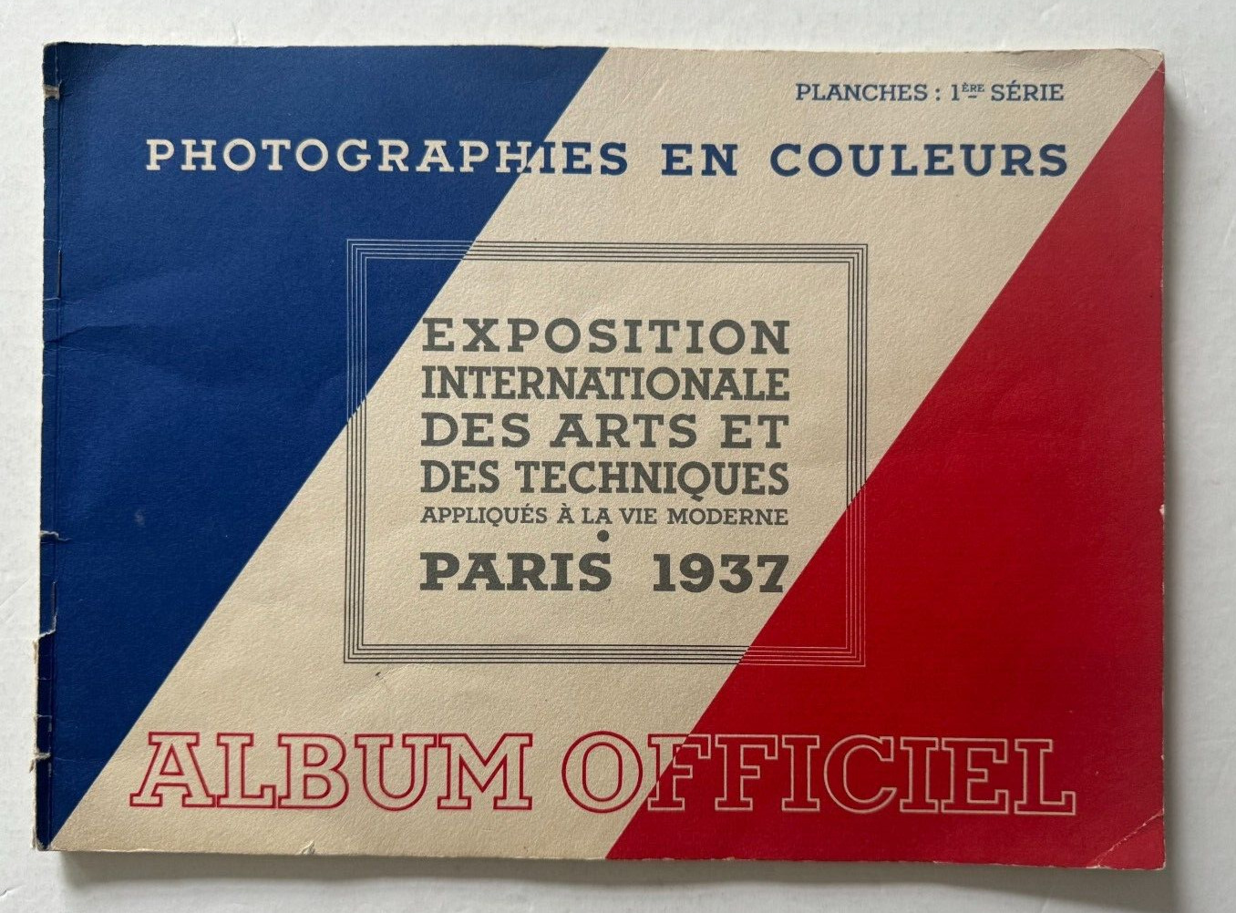 Vintage 1937 Paris International Arts Techniques Exposition Color Album original