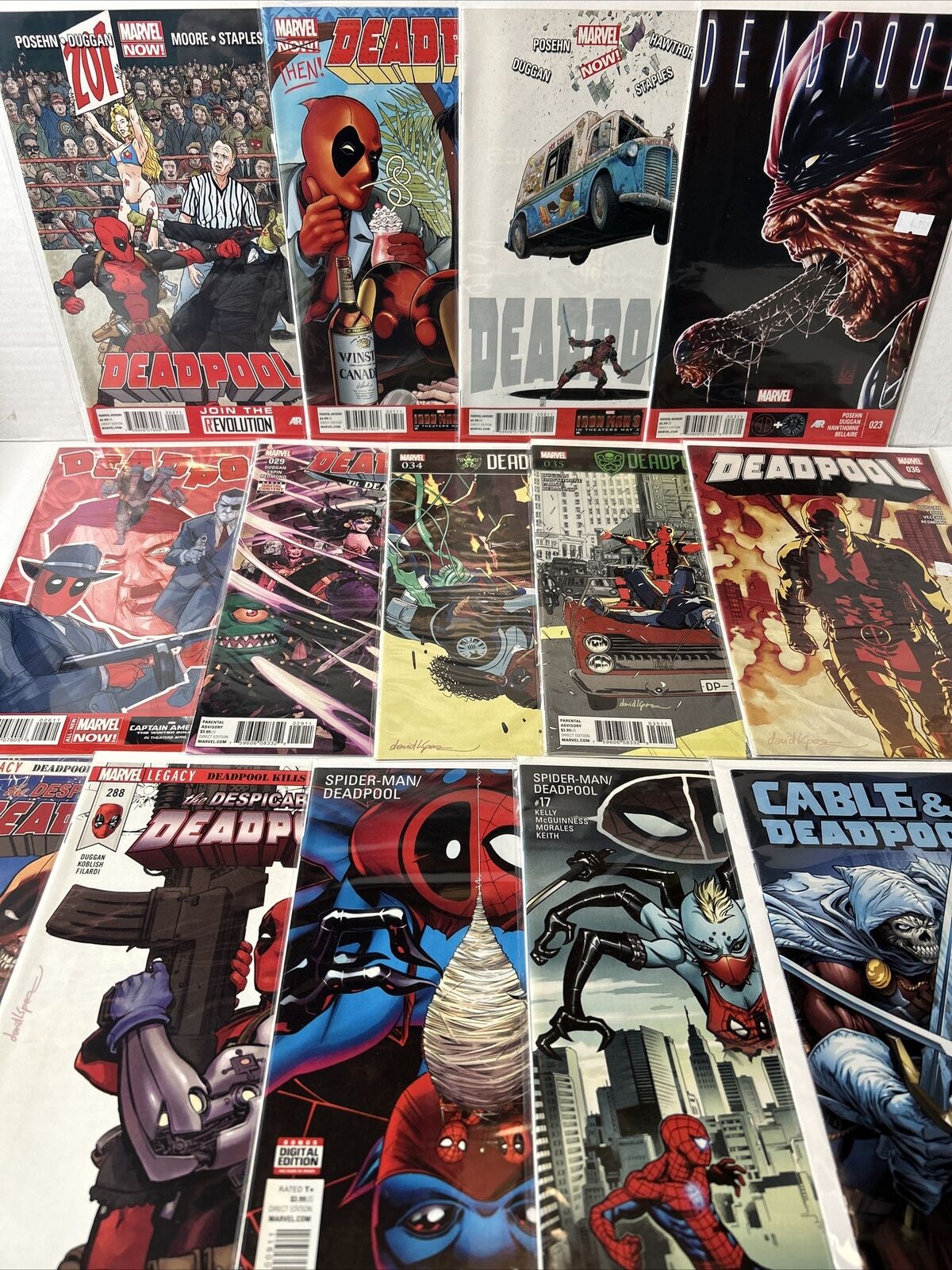 Deadpool Lot Of 15 Comics Various Series