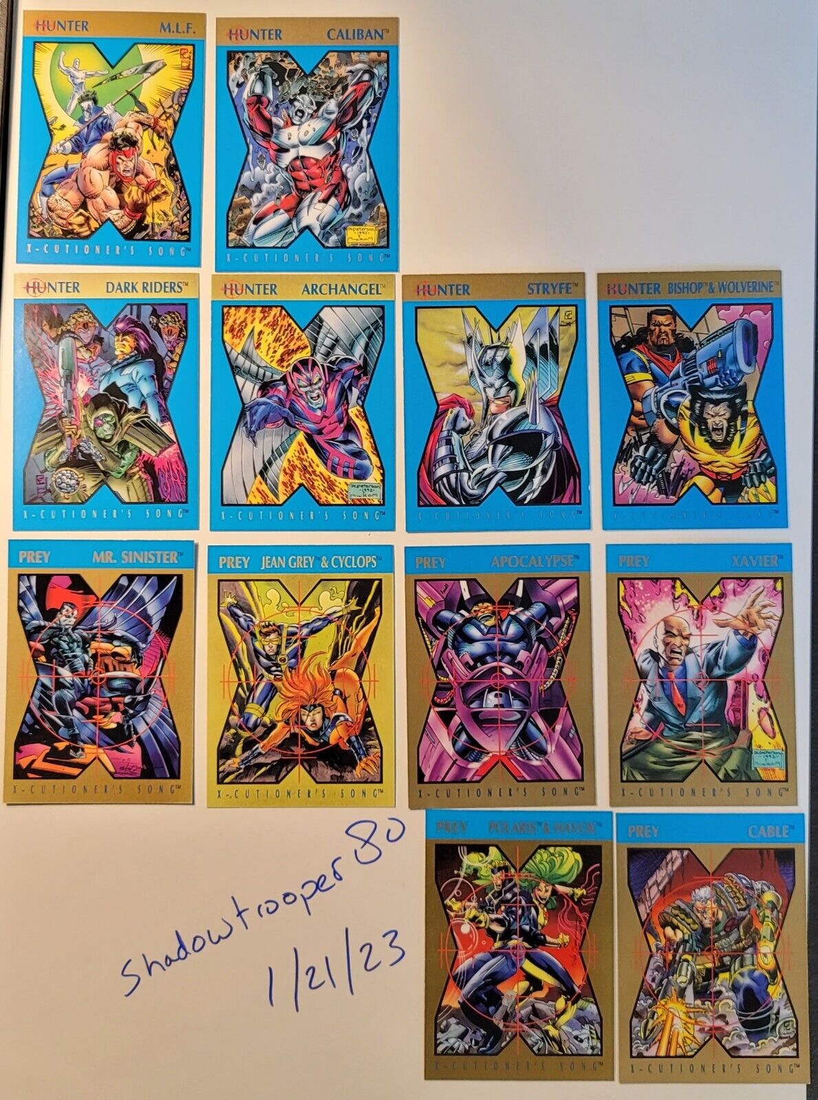 Mixed Comic Cards Lot: Marvel (225 Cards) + Image (5 Cards)