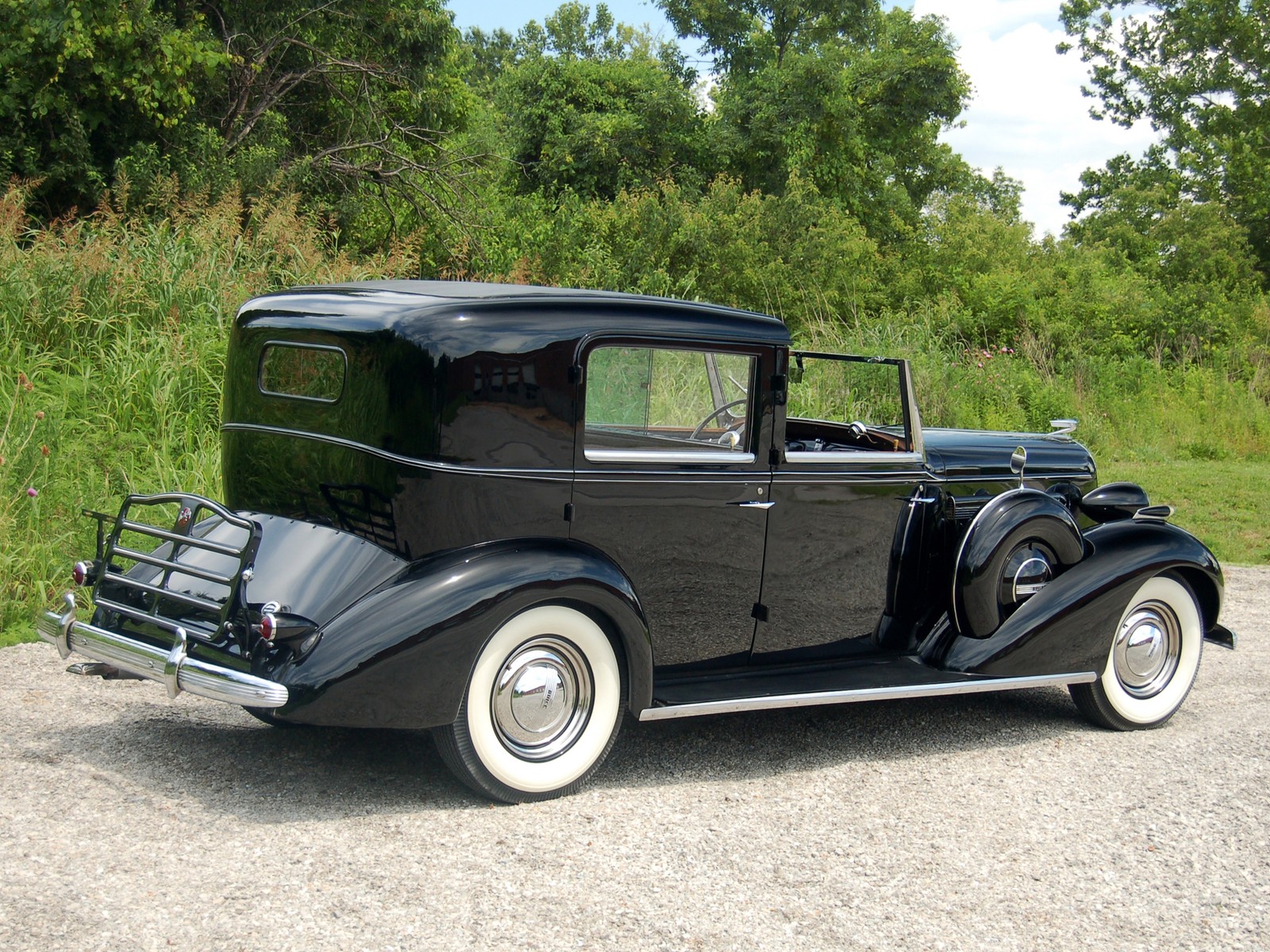 Cars 1936 buick roadmaster town car by brewster 80 retro Art Print Poster 11x17