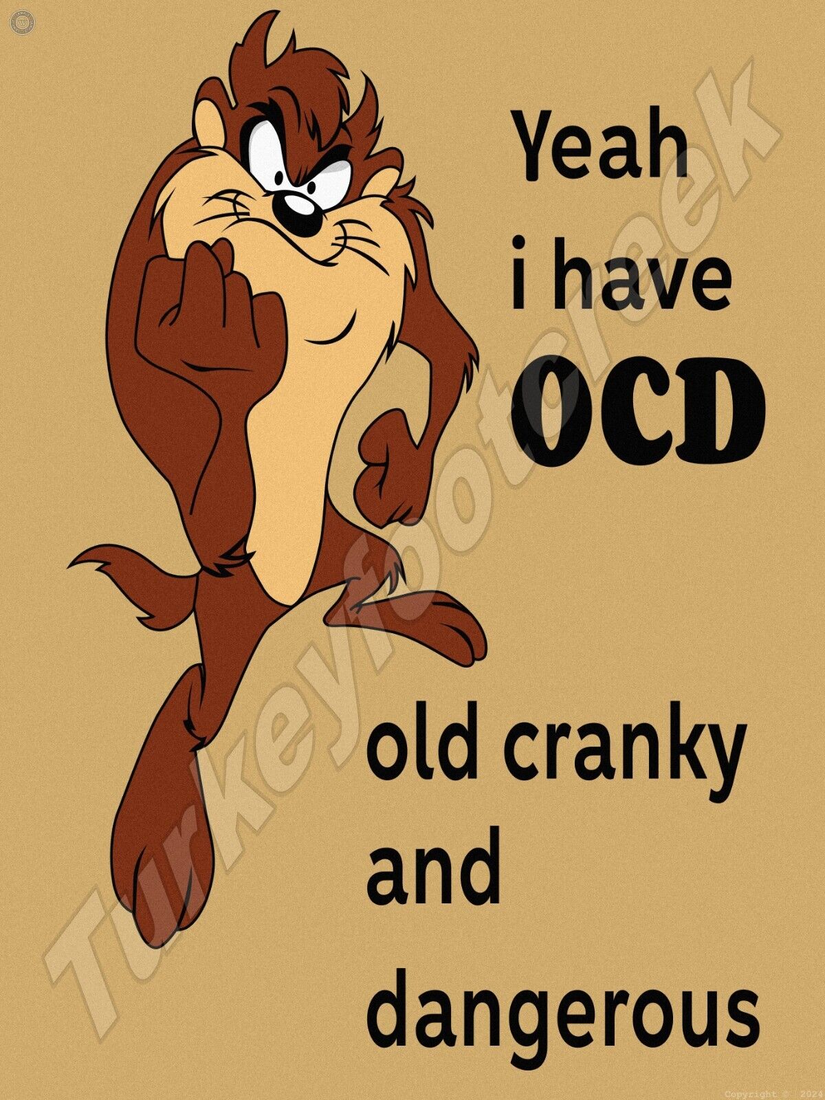 Yeah I Have OCD Metal Sign 3 Sizes to Choose From
