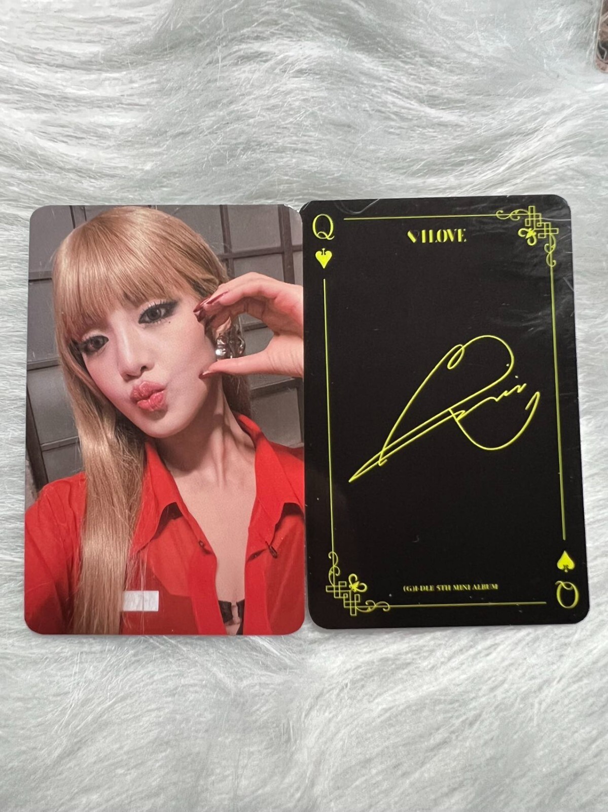 (G)I-DLE G-IDLE GIDLE PHOTOCARD I LOVE NXDE MAKESTAR POB OFFICIAL BOOKMARK