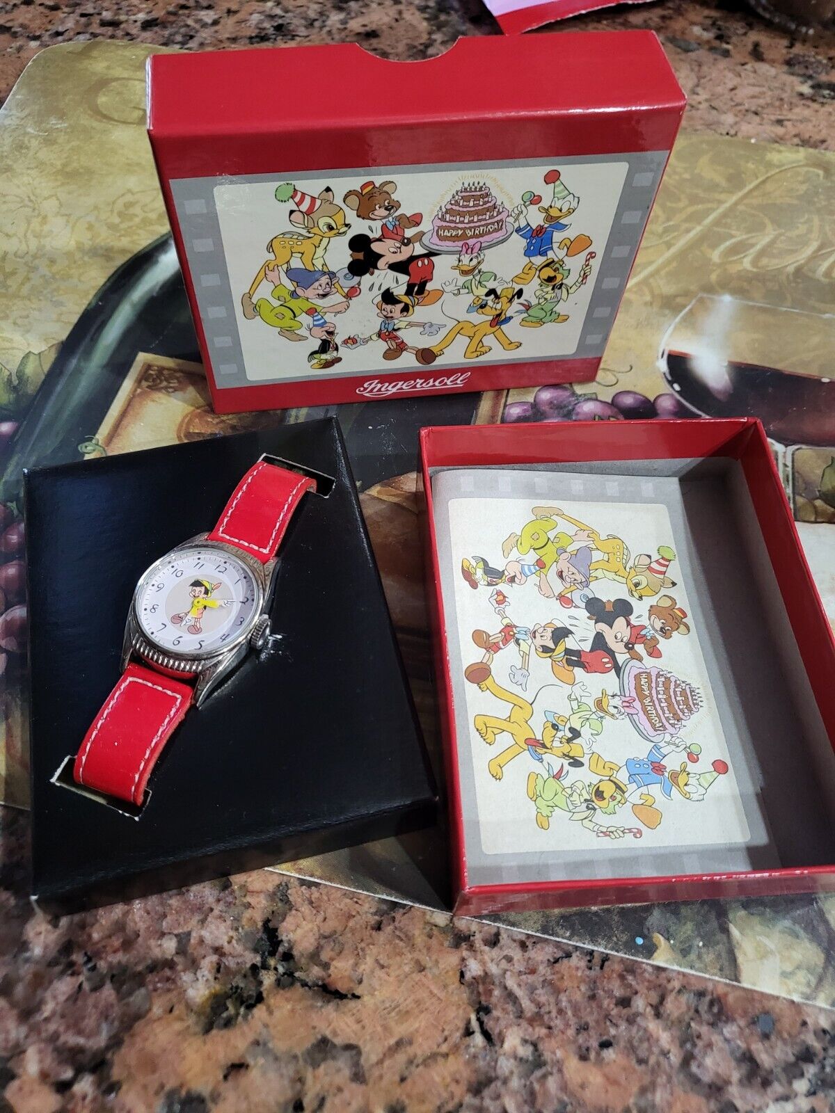 Rare Ingersoll Pinocchio silver limited edition watch 0097 of 2000