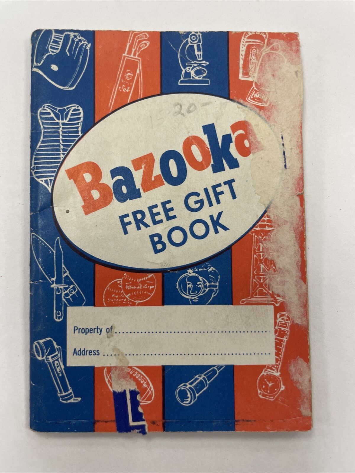 Vintage 1955 Bazooka Gum Gift Catalog