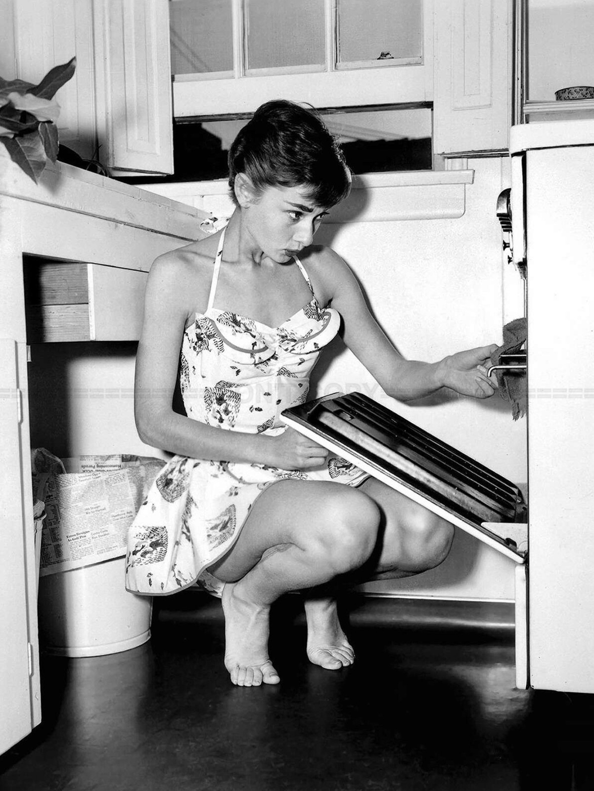Audrey Hepburn Photo - 1953 Sabrina Movie Shot in Los Angeles - 15x20