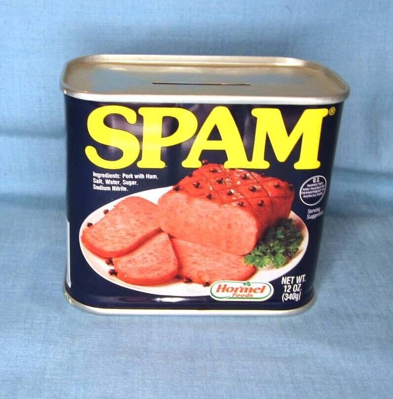 Hormel Spam Lunch Meat Can Advertising Collectible Promo Tin Bank