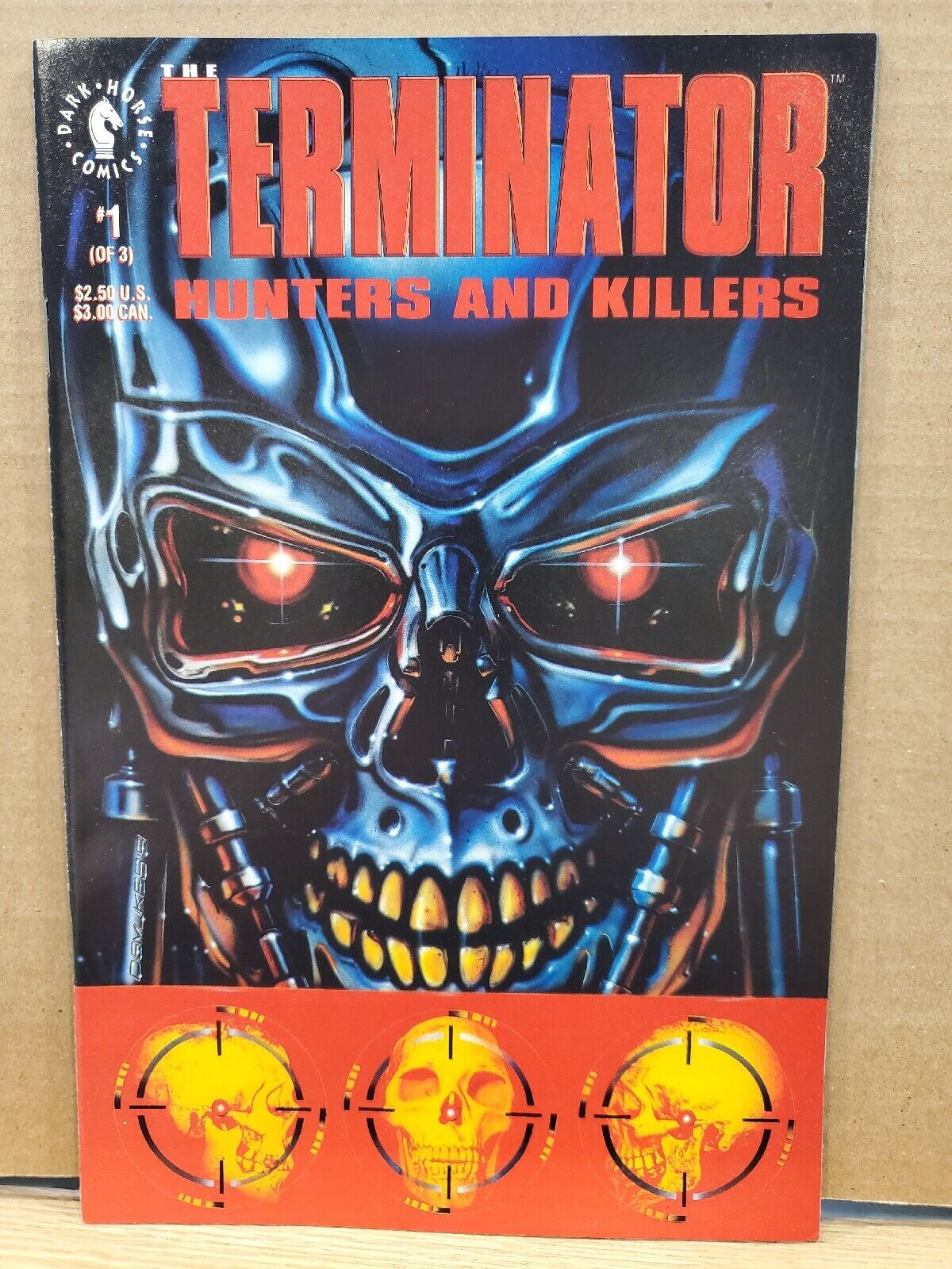 The Terminator: Hunters and Killers #1 (1992 Dark Horse) Nice Clean Copy