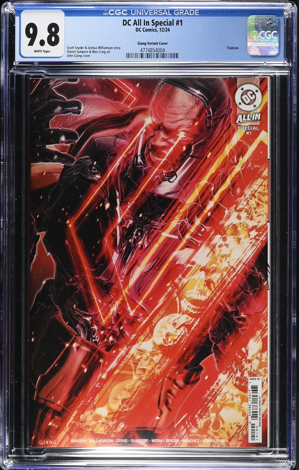DC ALL-IN SPECIAL #1 • CGC 9.8 • 1st PRINT • Giang 1:25 VARIANT • 1st ABSOLUTE