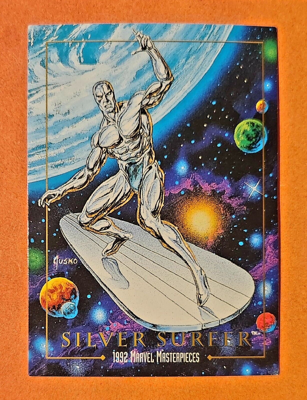 1992 Skybox Marvel Masterpieces - SILVER SURFER #90 (Artist: Joe Jusko) 