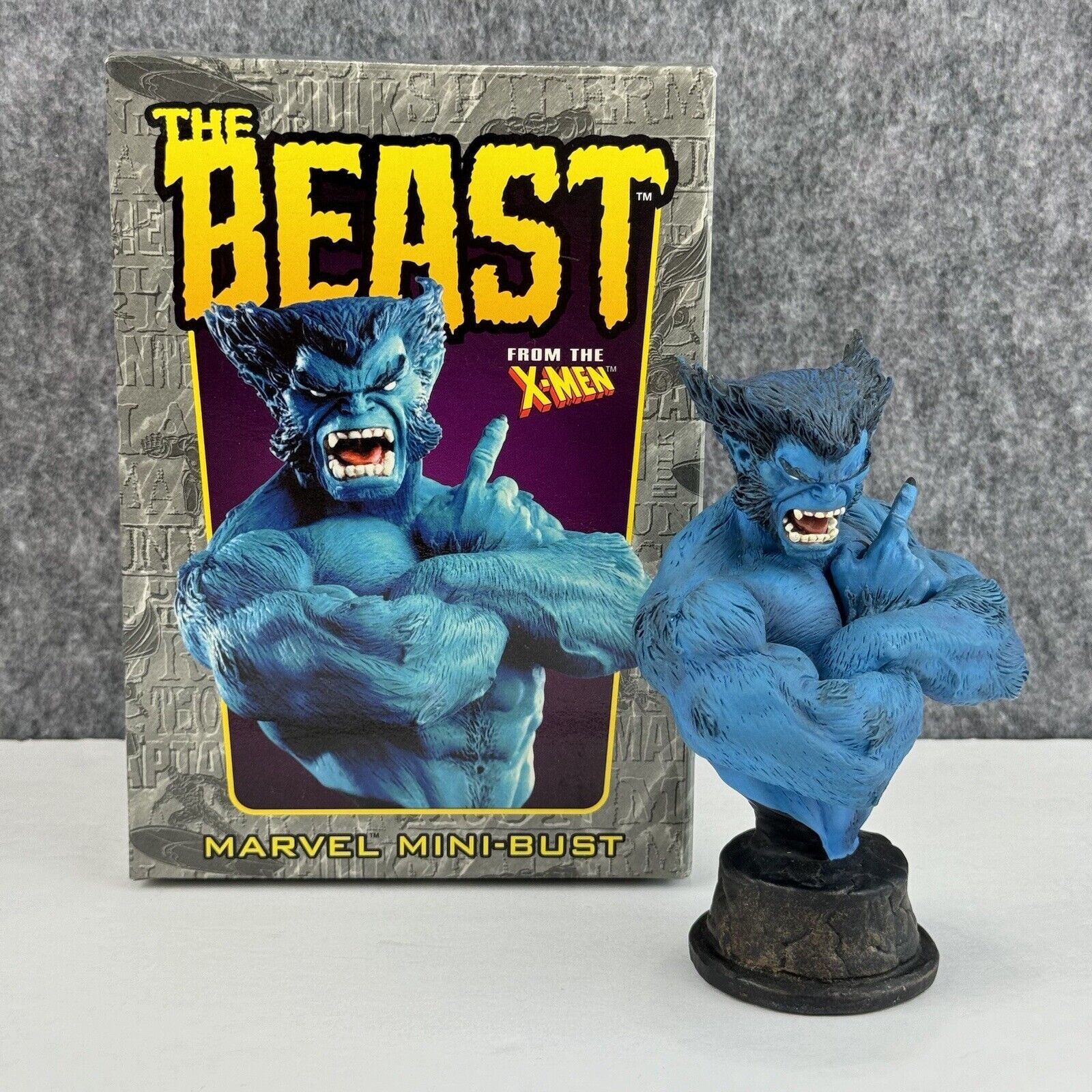 Bowen Designs The Beast Mini Bust Marvel X-Men Comic Fig 4132/5000 New Open Box