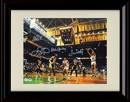 16x20 Framed Lakers vs Celtics Classic Game Autograph Promo Print - Boston