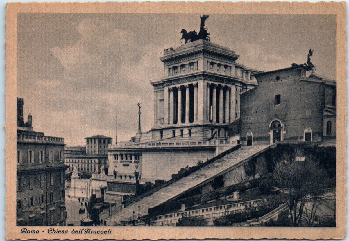 Postcard - Aracoeli Church - Rome, Italy