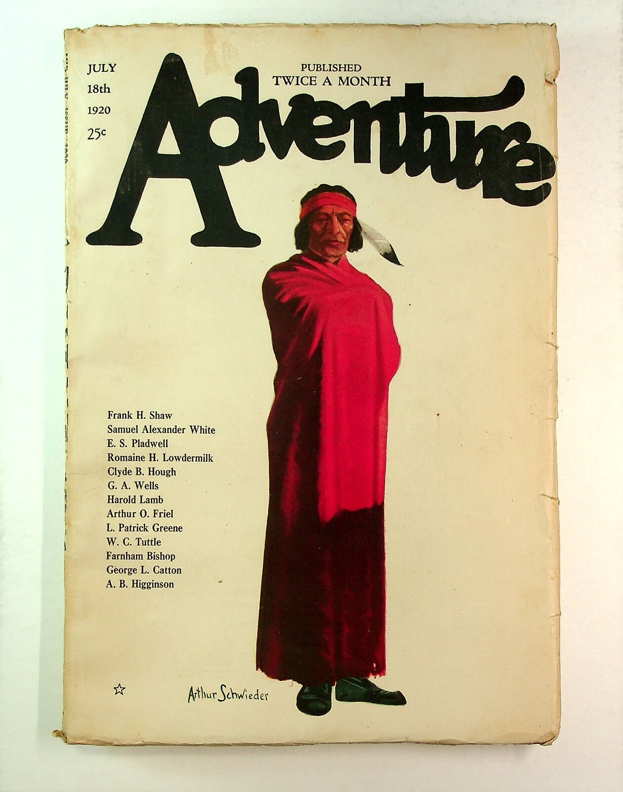 Adventure Pulp/Magazine Jul 18 1920 Vol. 26 #2 VG/FN 5.0