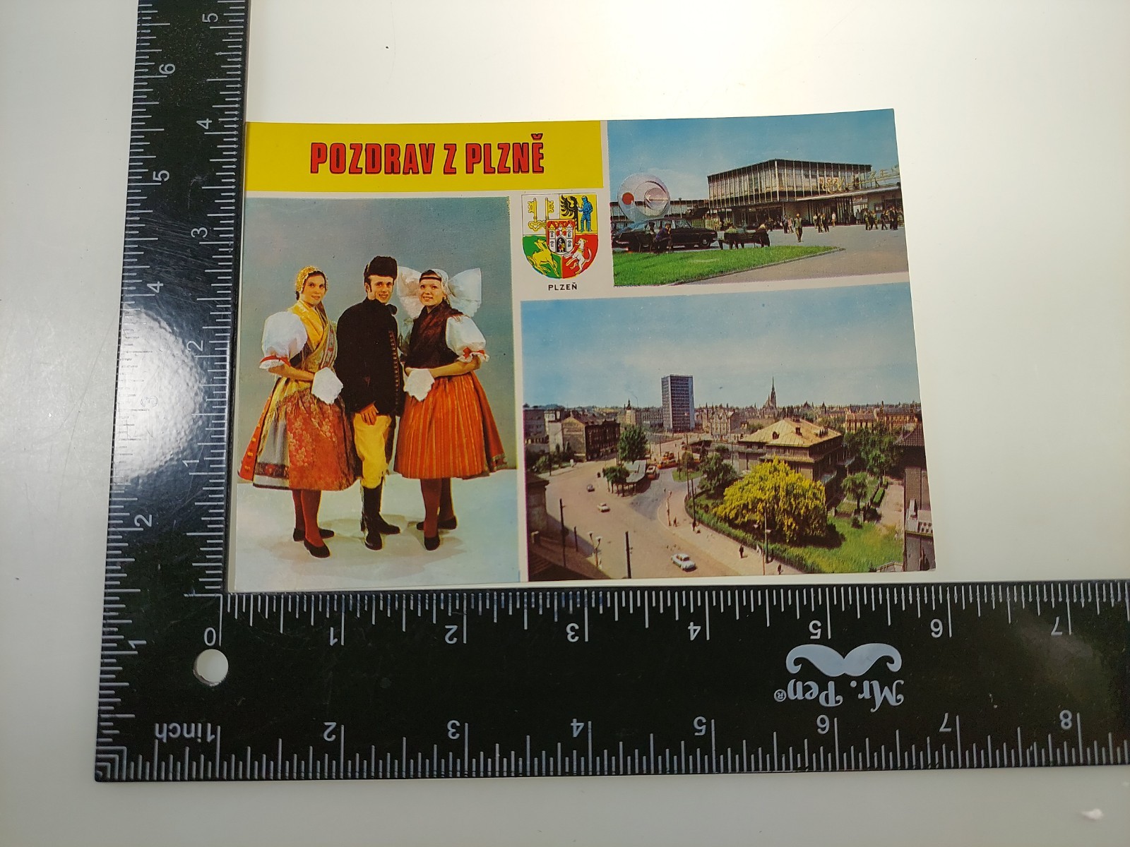 CZECH REPUBLIC GREETINGS FROM PILSEN Vintage POSTCARD 📬📨