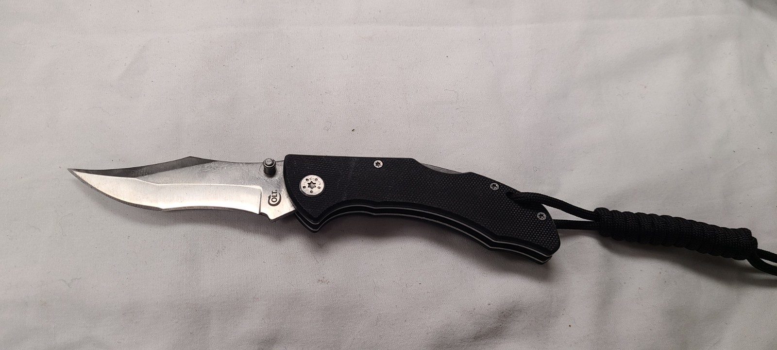 Colt CT728 Black Folding Tactical Clip Point Knife G-10 Grip Colt CT728 Black Folding Tactical Clip Point Knife G-10 Grip