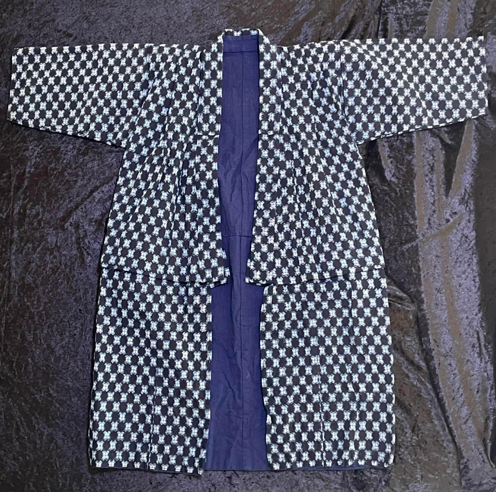 Vintage Early 20th Century Showa Japanese Indigo Noragi Boro Work Kimono Jacket Vintage Early 20th Century Showa Japanese Indigo Noragi Boro Work Kimono Jacket