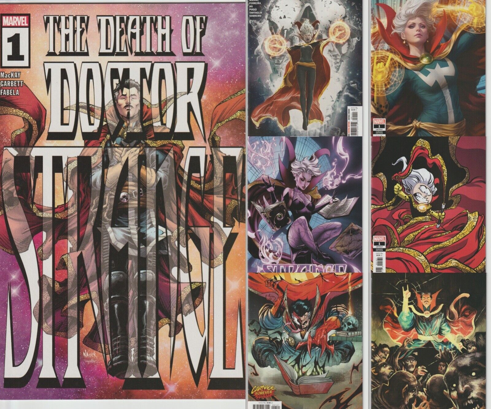 Strange (2022) #1 (5 Covers)  Death of Doctor Strange #1 Walmart + Dr Strange #1
