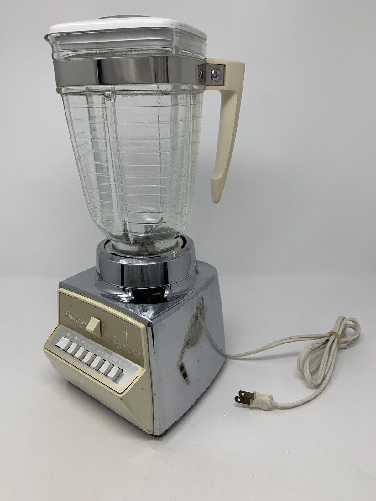 Vintage OSTERIZER Imperial VIII Blender, Model 542 1960s Mid-Century MCM