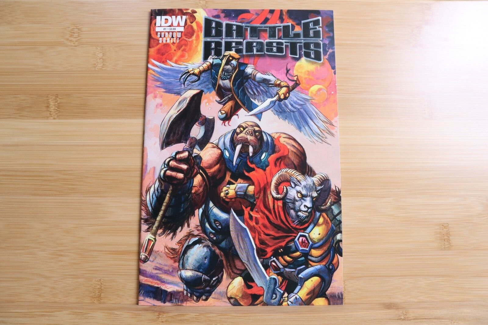 Battle Beasts #1 2nd Series IDW VF/NM - 2012