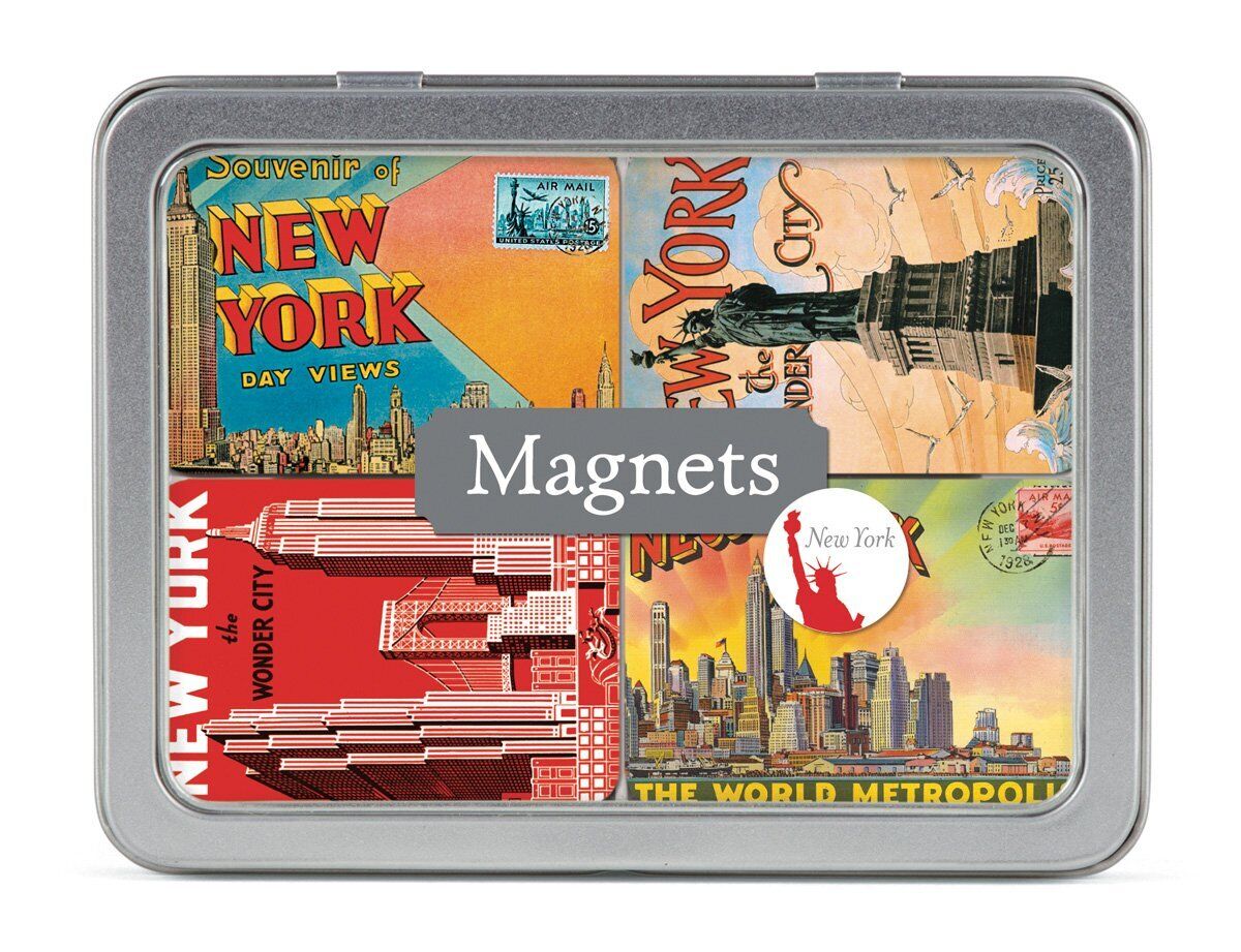 Cavallini Magnets New York 24 Assorted Magnets