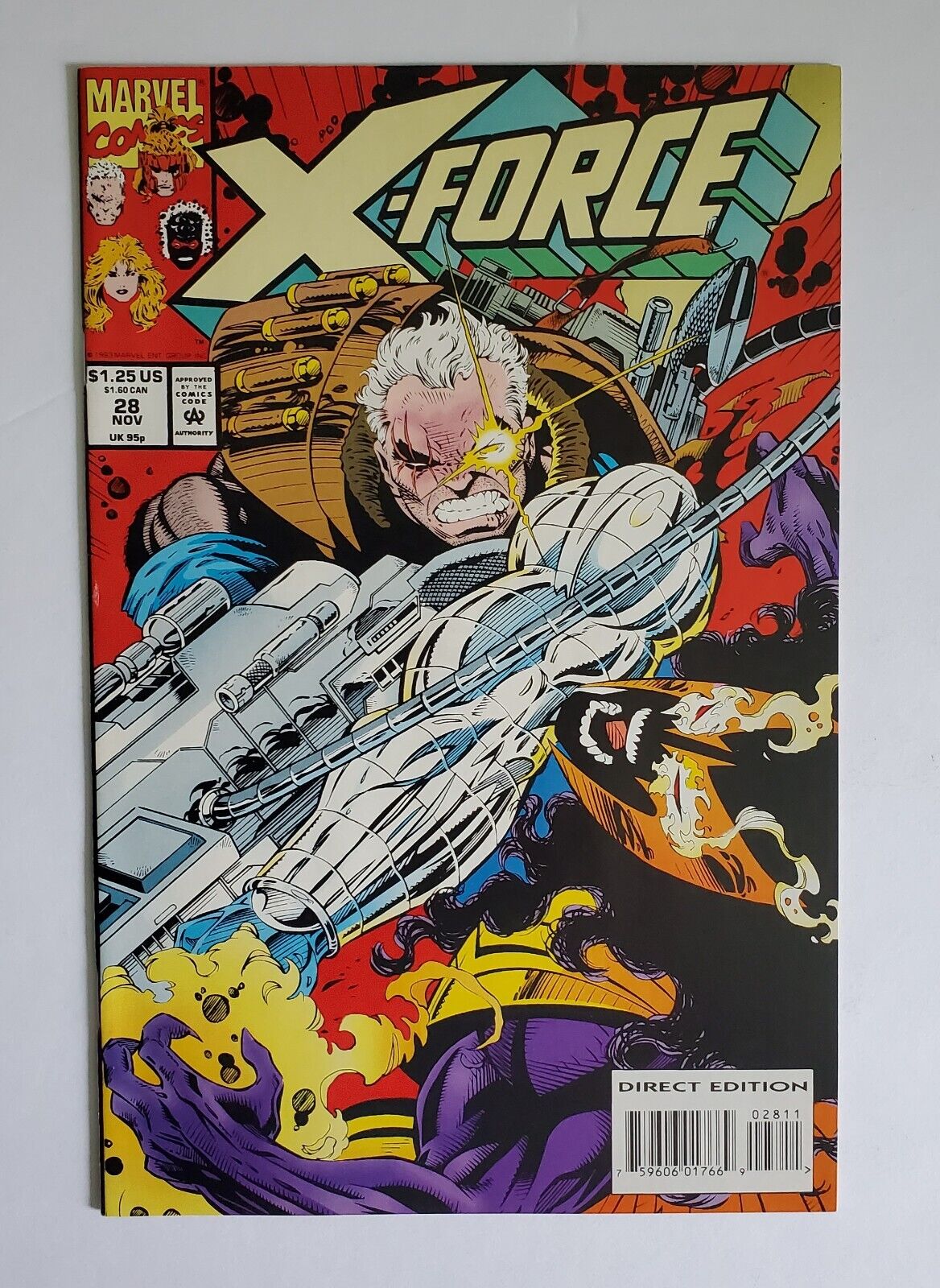 X-Force #28  (1993, Marvel) Cable.