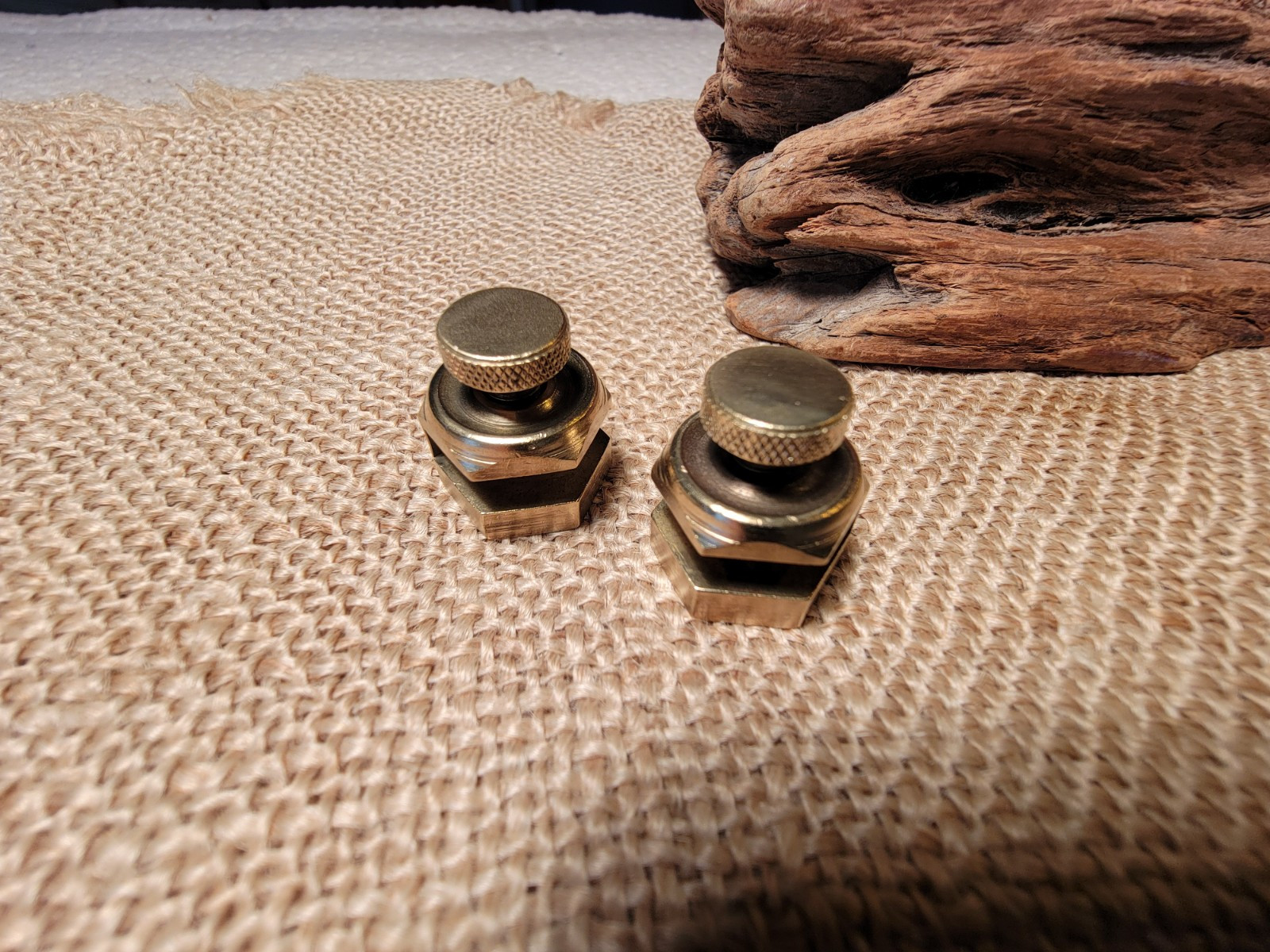 2 Vintage GENERAL HARDWARE MFG Co. Square Locks Gauge Clamps 2 Vintage GENERAL HARDWARE MFG Co. Square Locks Gauge Clamps