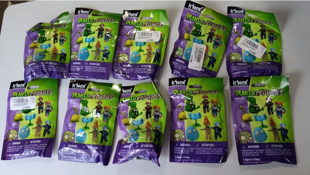 K'Nex Plants vs Zombies Series 2 Mystery Figure Blind Pack 53007 NEW (Lot Of 10) K'Nex Plants vs Zombies Series 2 Mystery Figure Blind Pack 53007 NEW (Lot Of 10)