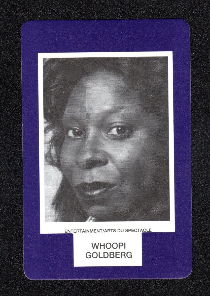 Whoopi Goldberg Actress Talk Show 1993 Face To Face Game Card Canadian Issue