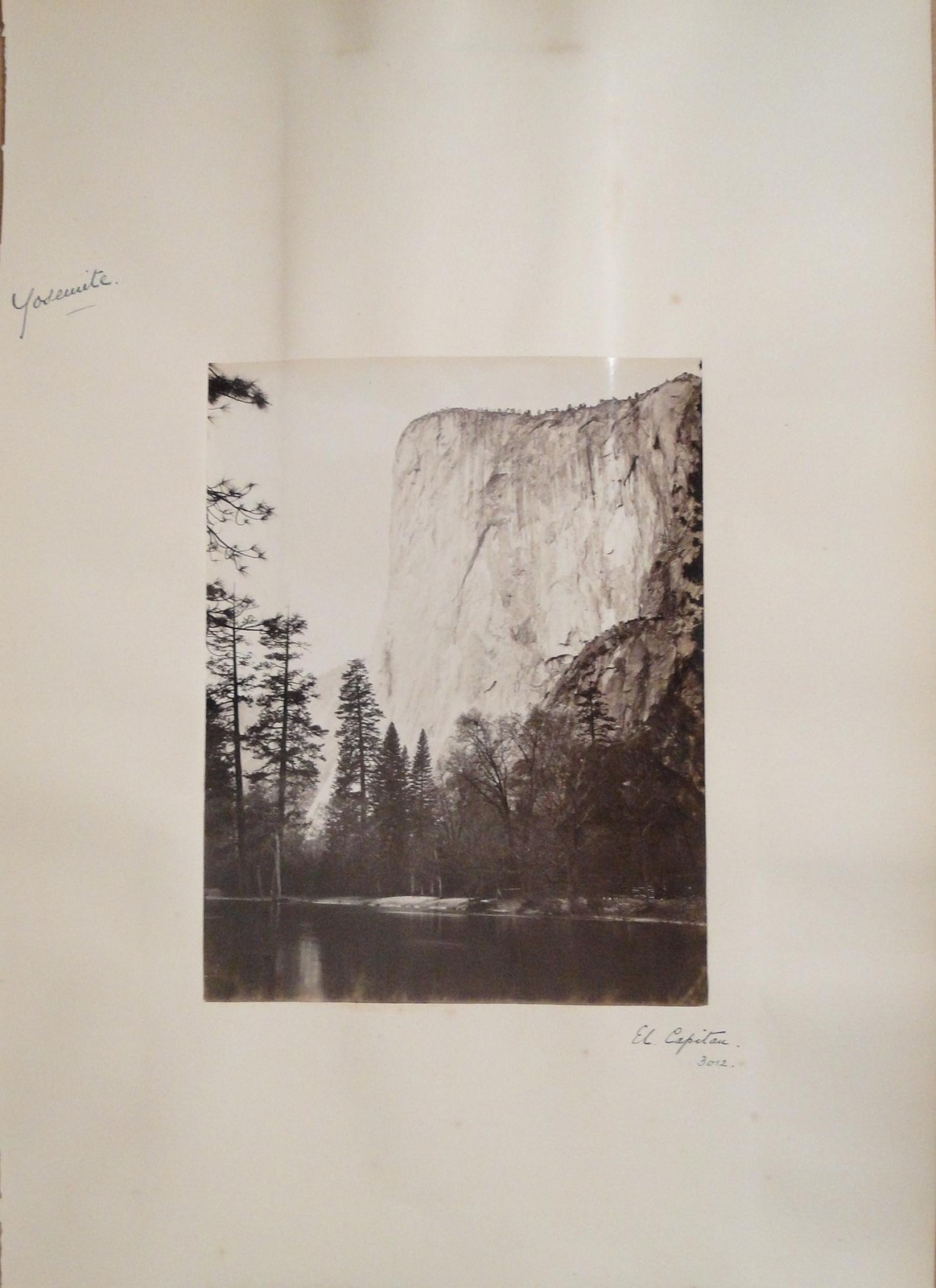 El Capitan Yosemite National Park Taber c1880s Photo